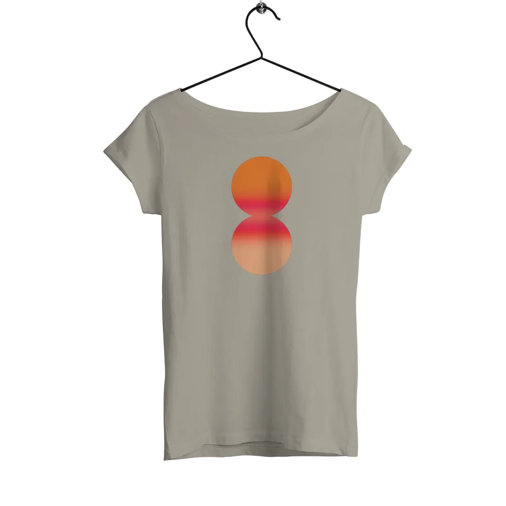 T-Shirts Pattern: Vibrant Sunset Circles|my first mothers day t shirt