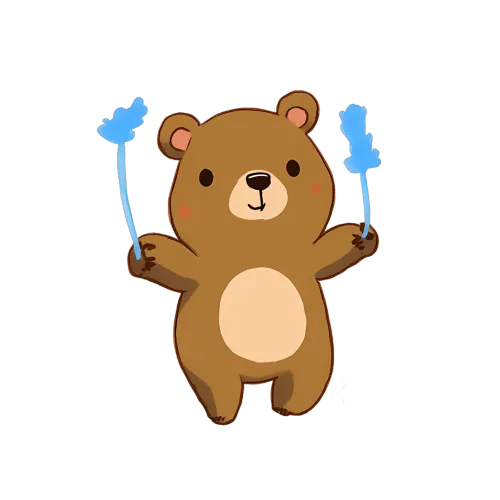 Custom Tee Shirts: Benny the Juggling Bear - Whimsical Fun