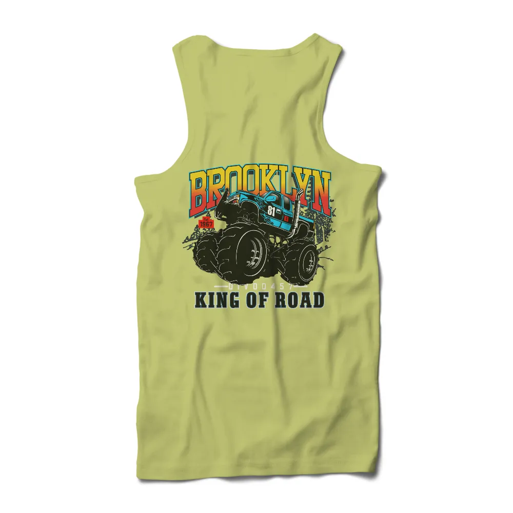 T-Shirts Design: Brooklyn's King of Road Monster Truck|adventure time star wars shirt