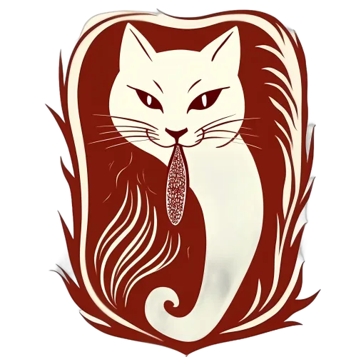 Custom Tee Shirts: Enigmatic Cat in a Red Frame