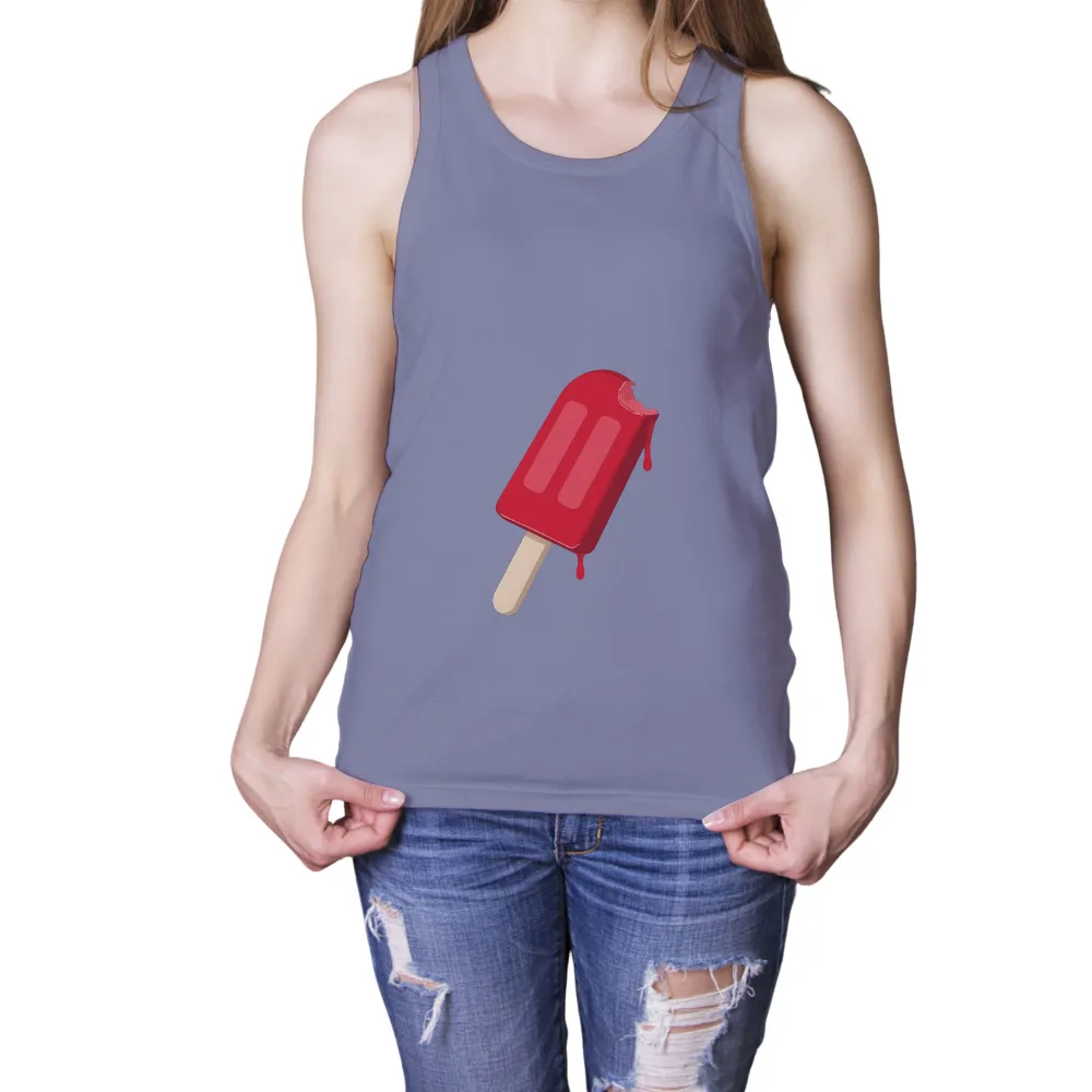 T-Shirts Design: Summer Popsicle - Refreshing Nostalgia| simple pleasures