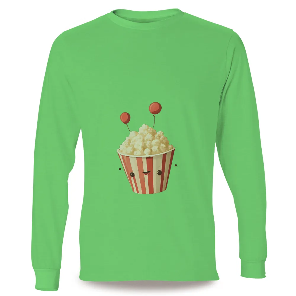 Custom T-Shirt Printing: Poppy the Popcorn - Spread Joy Everywhere|funny 70's t shirts