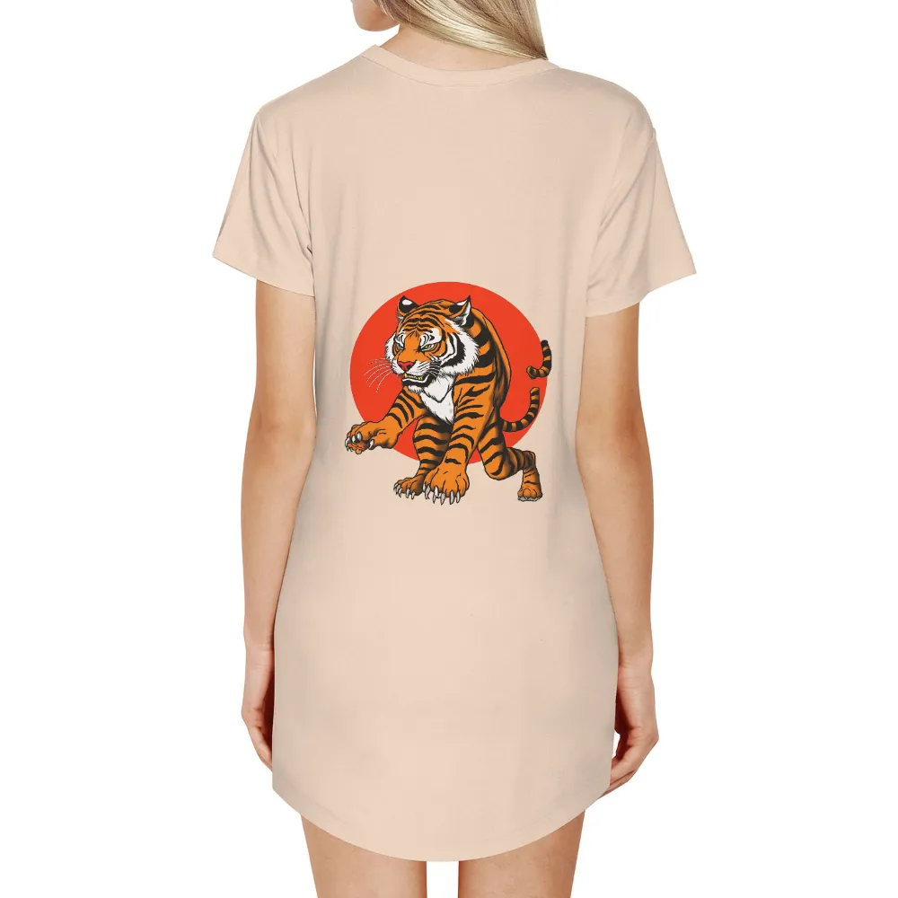 T-Shirts Pattern: Raja's Journey - Tiger Strength and Courage|red lobster cheddar shirt