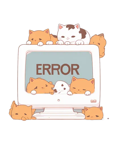 TShirt Design: Whimsical Kittens and Technology Chaos