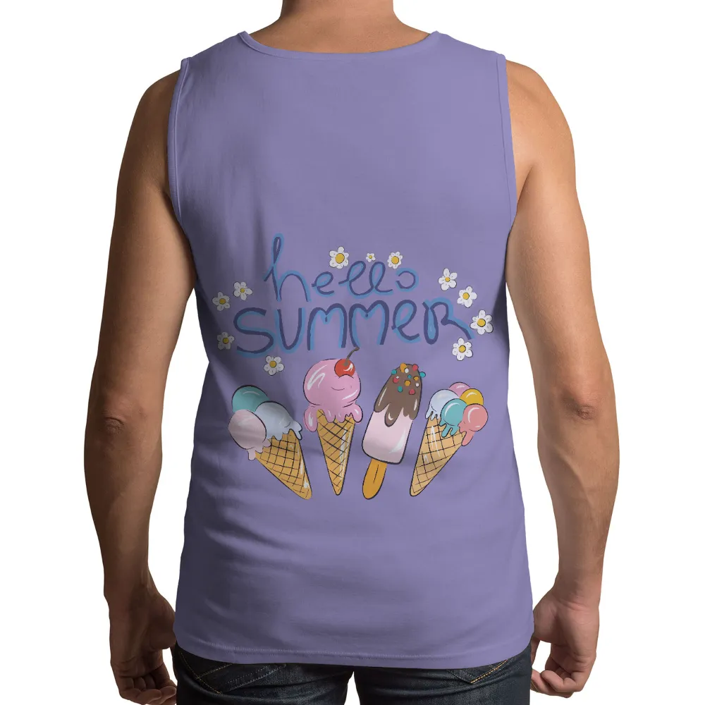 Tee Shirt Printing: Hello Summer Ice Cream Delight|ben's boards summer bay t shirt