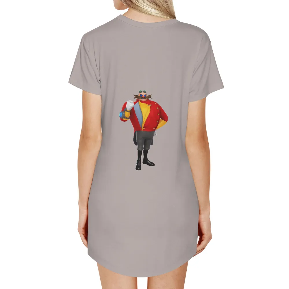 TShirt Printing: Dr. Eggman - Gaming Villain Icon|yellow roblox t shirt