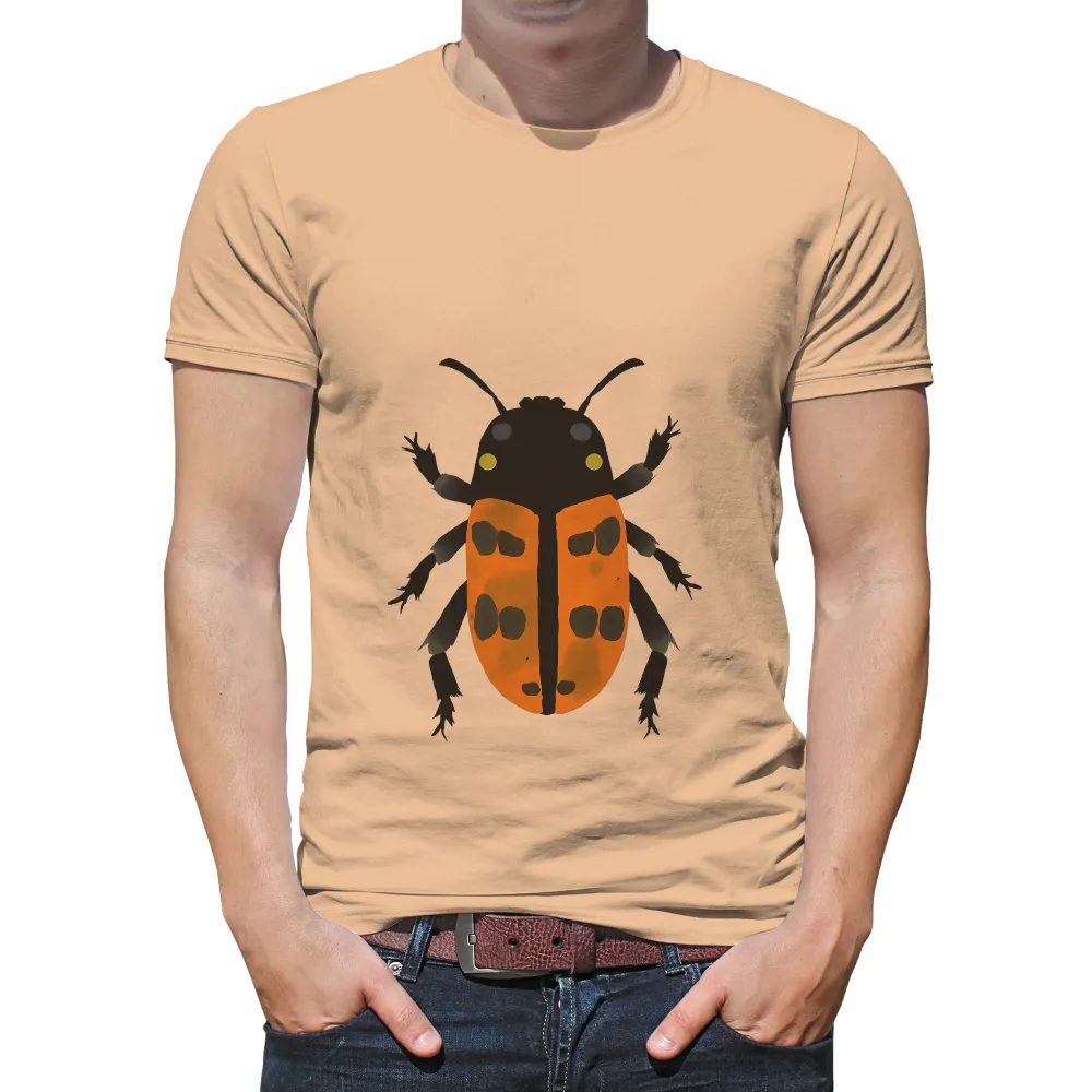 Custom Tee Shirts: Beetle of Resilience - Artistic Designs|dunk low sun club arctic orange sanded gold shirt