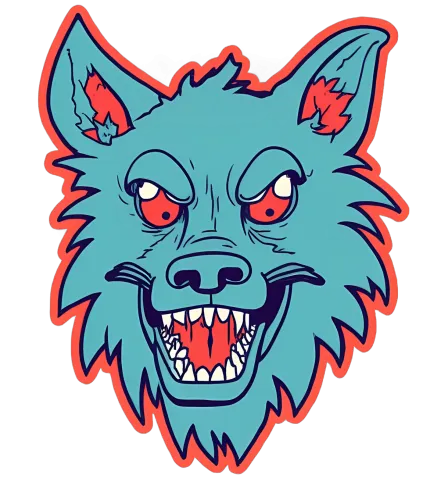 Neon Wolf TShirt Design: Embrace Your Wild Side