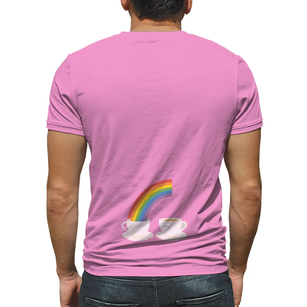 T-Shirt Printing: Rainbow Teacups - Morning Joy and Comfort|roblox rainbow motorcycle t shirt