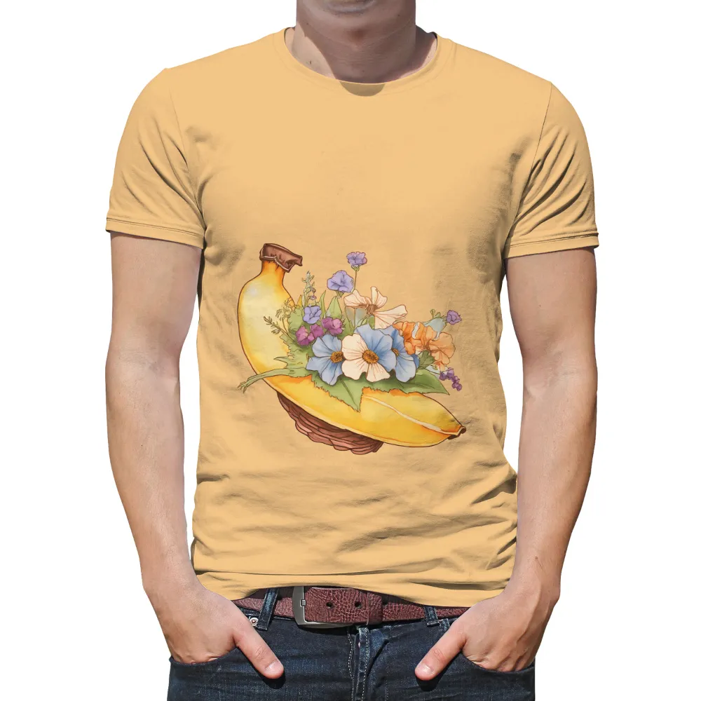 T-Shirts Custom: Whimsical Banana Bouquet - Artistic Designs|alestorm duck banana