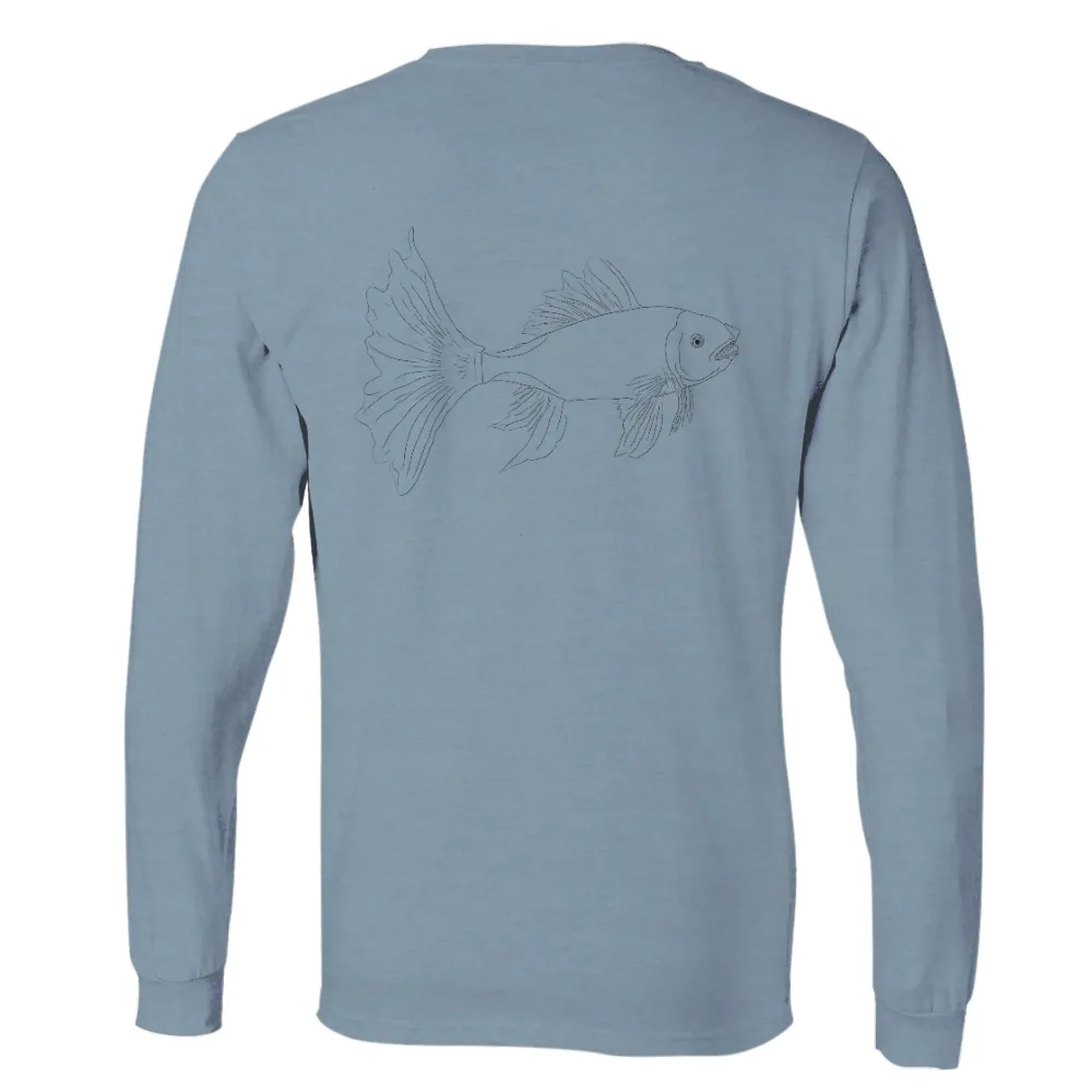 Guppy Fish T-Shirts Design: Minimalist Elegance and Freedom|enes freedom t shirt