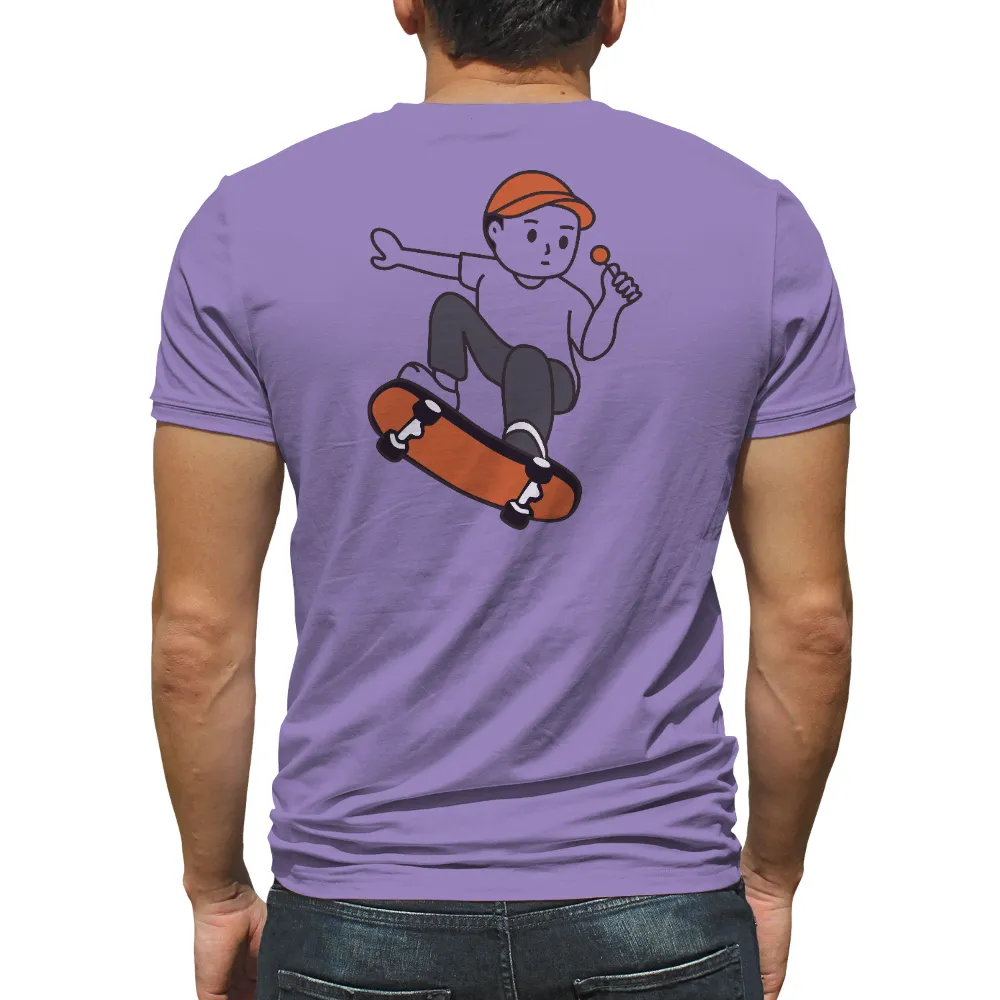 T-Shirts Custom: Skateboarding Spirit with Orange and Black Design|4th of july shirt for black people