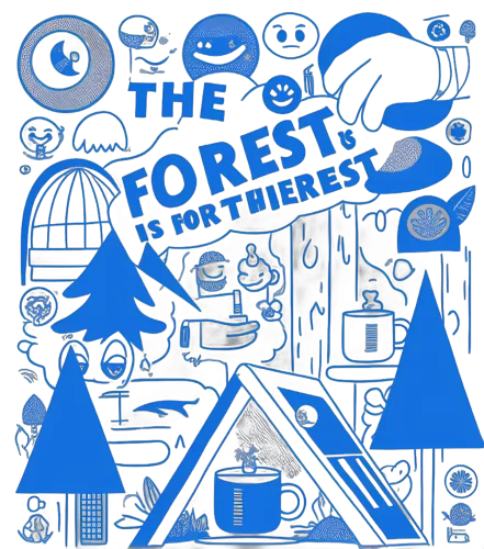 Shirts Graphic Tees: The Forest is for Thierest - Nature Adventure