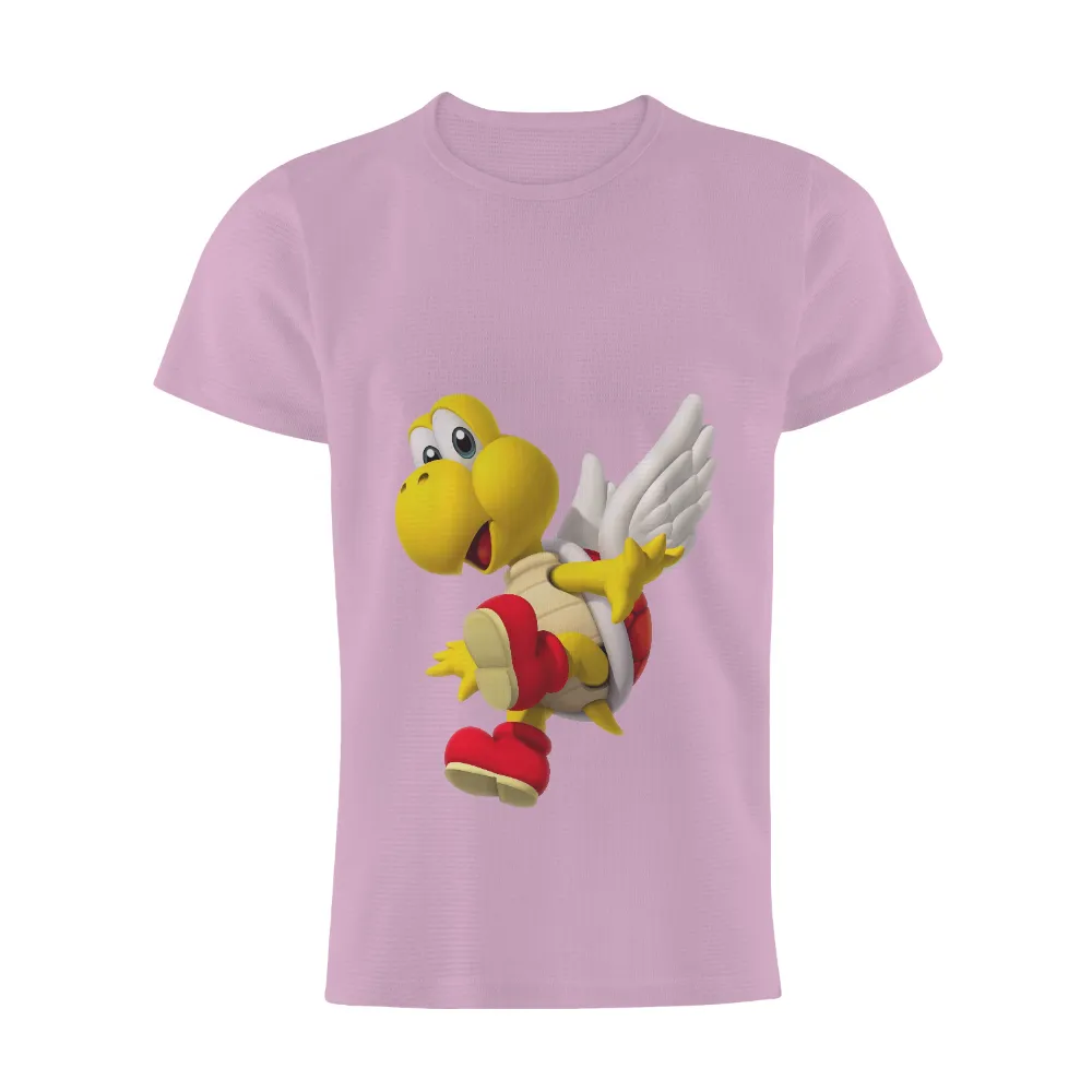 T-Shirt Printing: Fly High with Koopa Troopa - Gaming Fun|super mario valentines day shirt