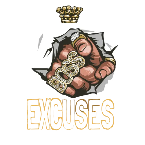 T-Shirts Custom: No Excuses - Strength and Determination