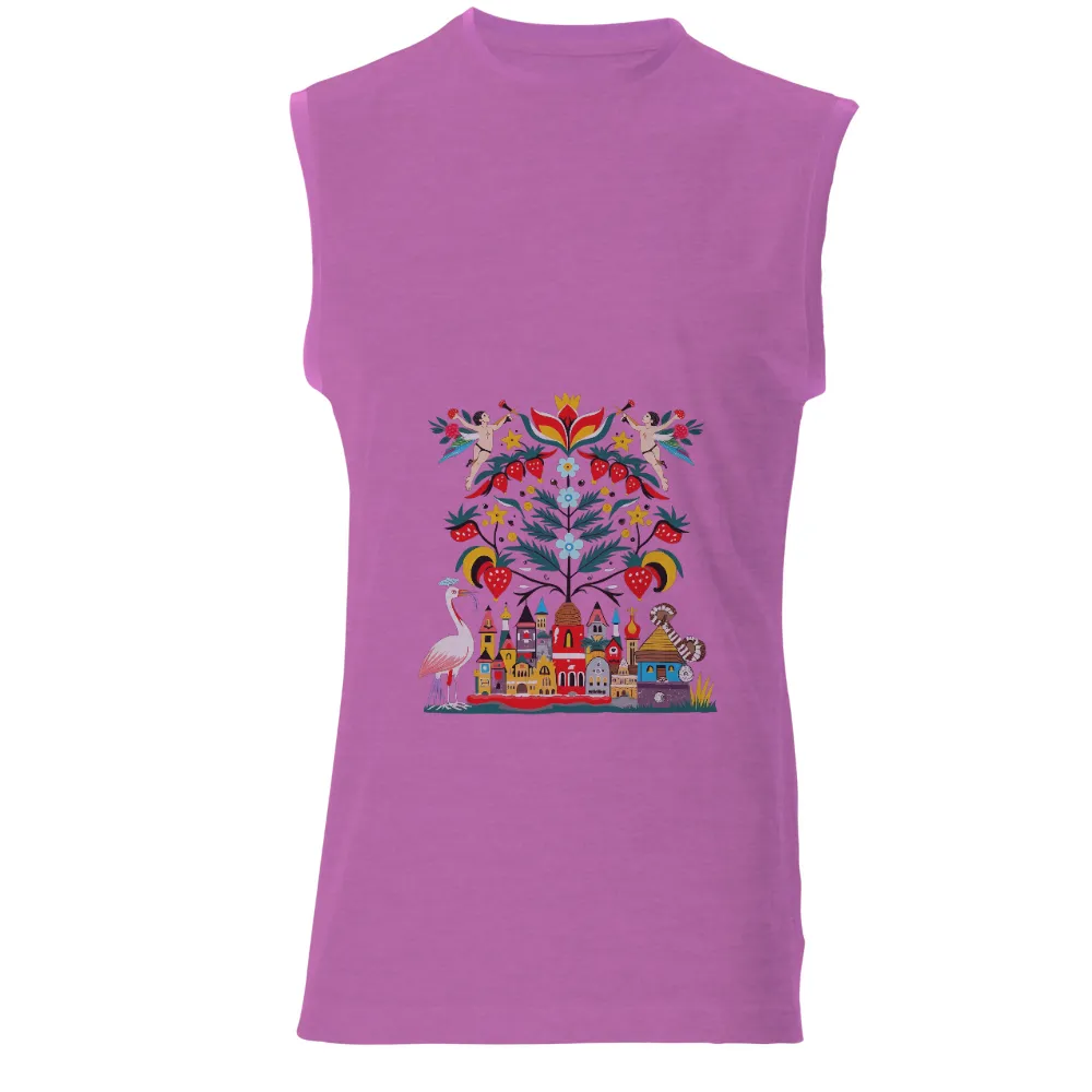 T-Shirt Printing: Whimsical Fantastical World | Artistic Designs| flowers