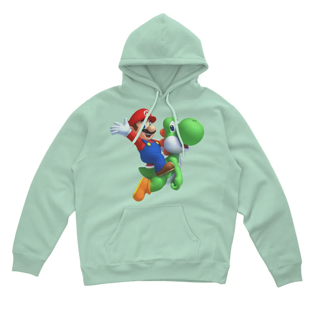 Custom Tee Shirts: Mario and Yoshi Adventure|adventure time dancing with monsters shirt