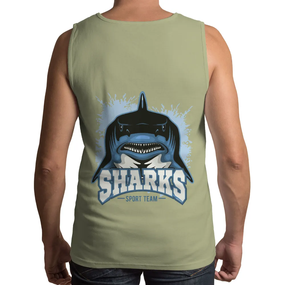 Sharks Sport Team T-Shirt Design: Bold and Fierce|frank ocean custom knit