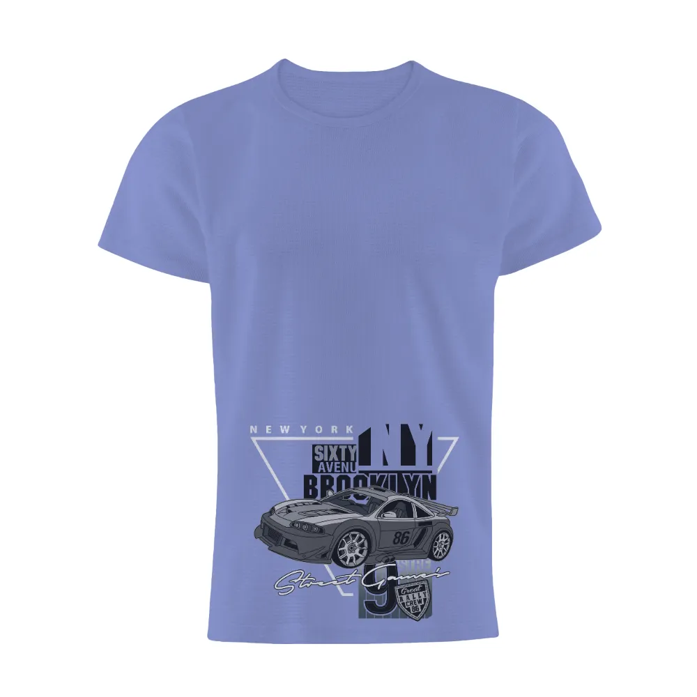 Tee Shirt Printing: New York Sixty - Street Racing Sports Car Design|new york rangers reddit