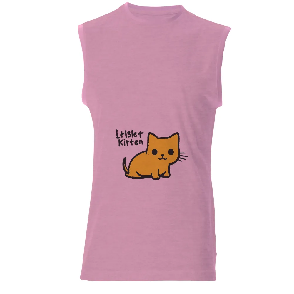 TShirt Design: Lil' Kitten - Whimsical and Cheerful|cute shirts for valentine's day