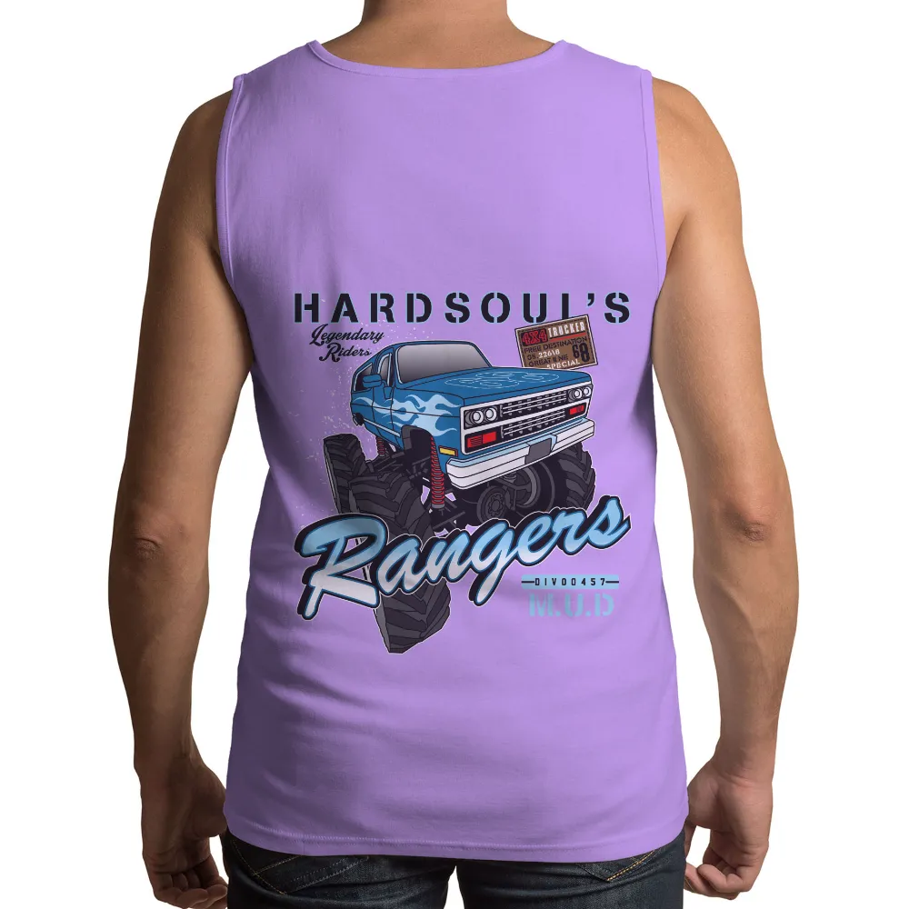 Tee Shirts Printed: Hard Soul's Rangers Monster Truck Adventure|authentic shooting shirt chicago bulls 1984 85 michael jorda