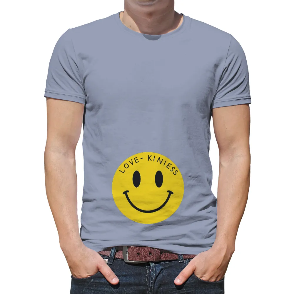 Spread Positivity with Smiley Face Love-Kiniess Design|vintage stag beer shirt