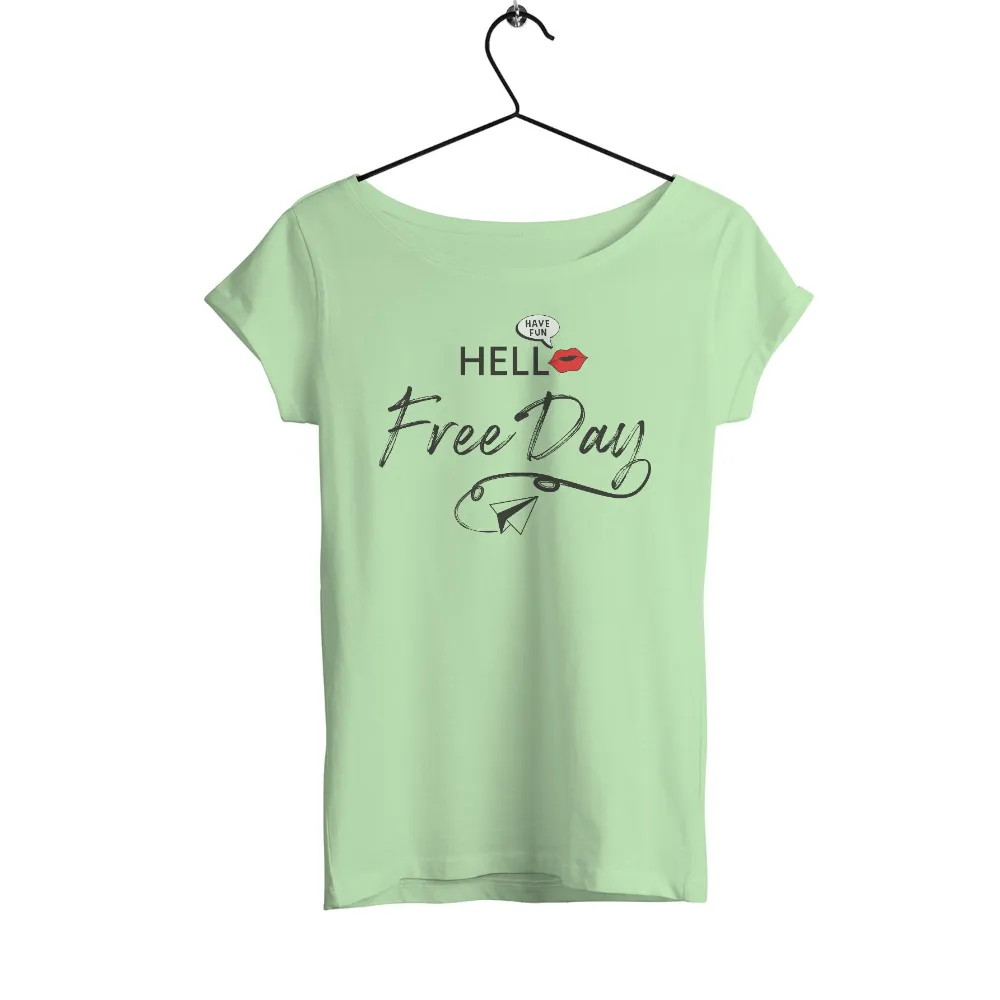 Tee Shirts Printed: Hello Free Day - Freedom, Joy, Paper Airplane|enes kanter freedom shirt