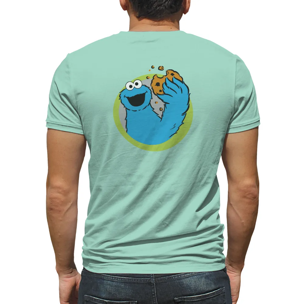 Shirts Graphic Tees: Blue Monster's Chocolate Chip Cookie Delight|funny valentines day shirts for guys