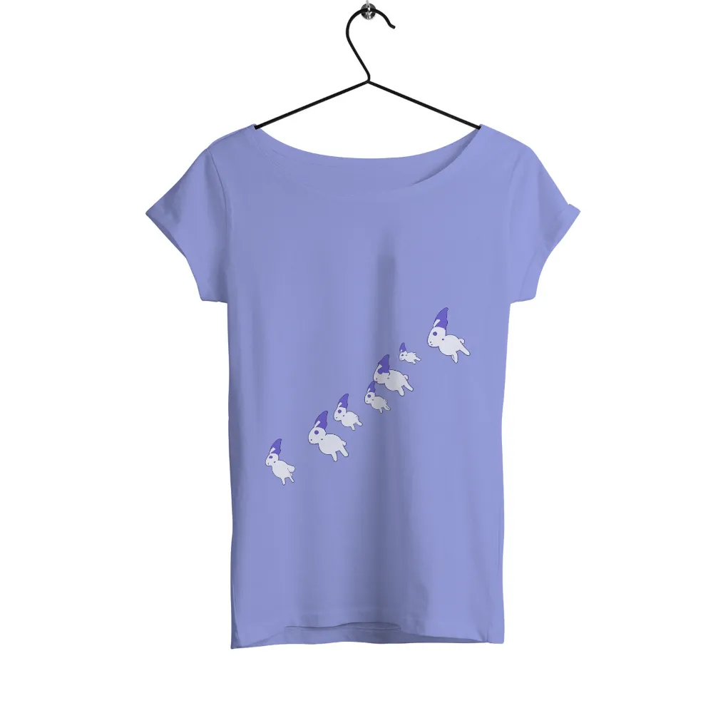 T-Shirt Printing: Dream Bunnies Soaring in the Night Sky|ganpati t shirt pattern design 2022