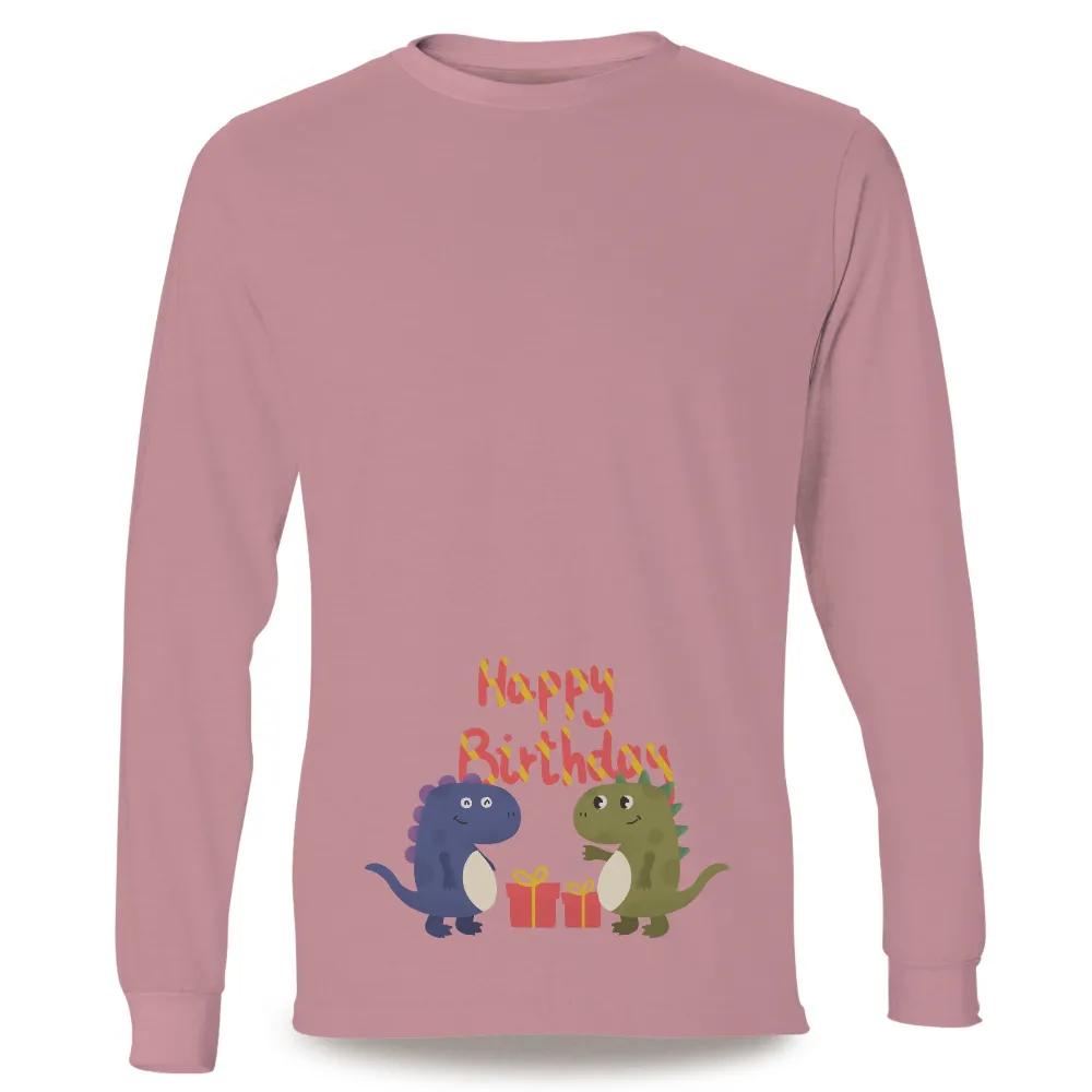 Tee Shirt Printing: Celebrate Friendship with Dino and Rex|music art love happiness t shirt