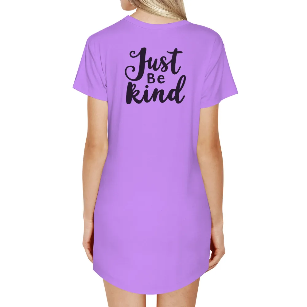 Tee Shirts Printed Just Be Kind, Kindness, Compassion|simplicity t shirt pattern