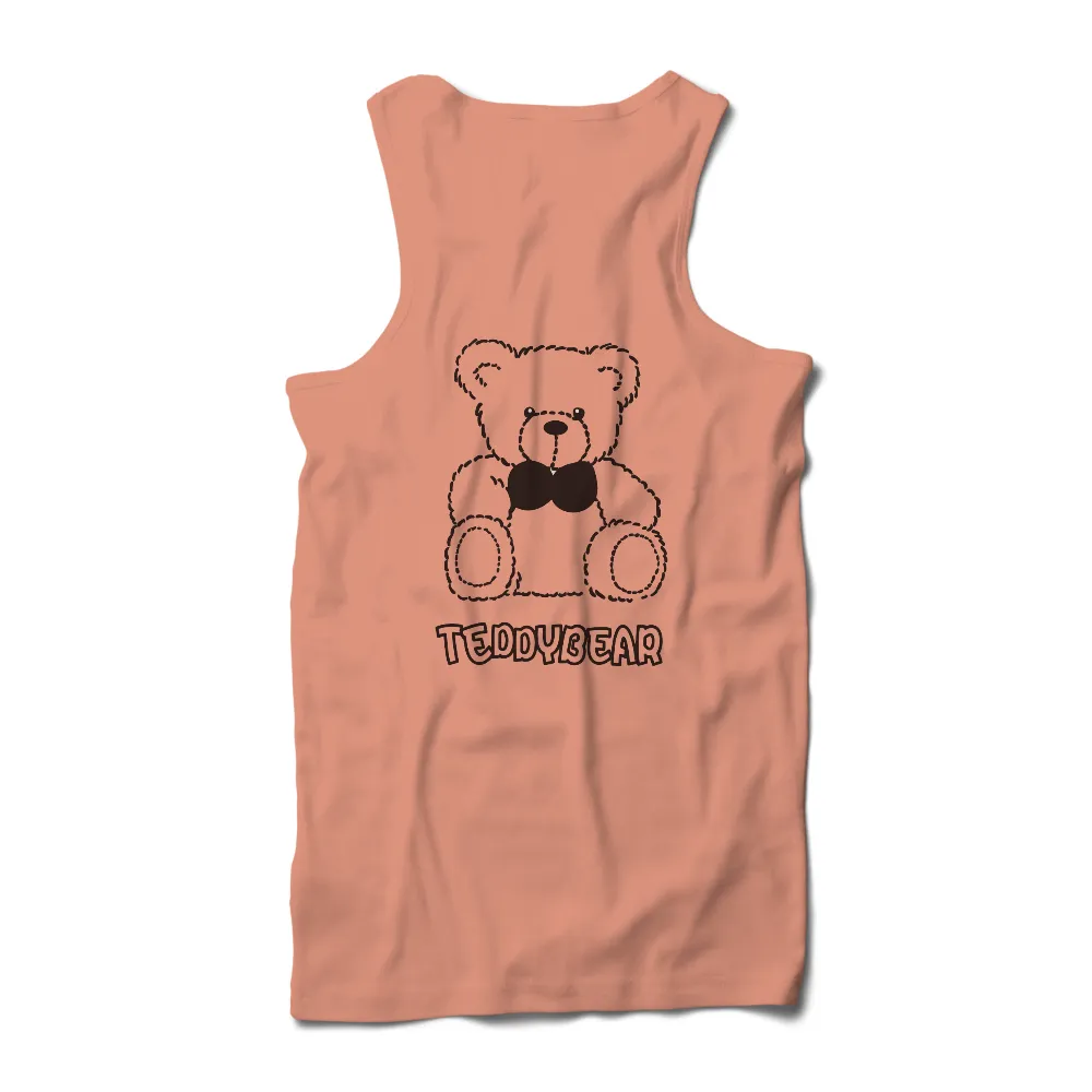 Custom T-Shirt Printing: Pixel Art Teddy Bear - Nostalgia and Comfort|simplicity tee shirt pattern