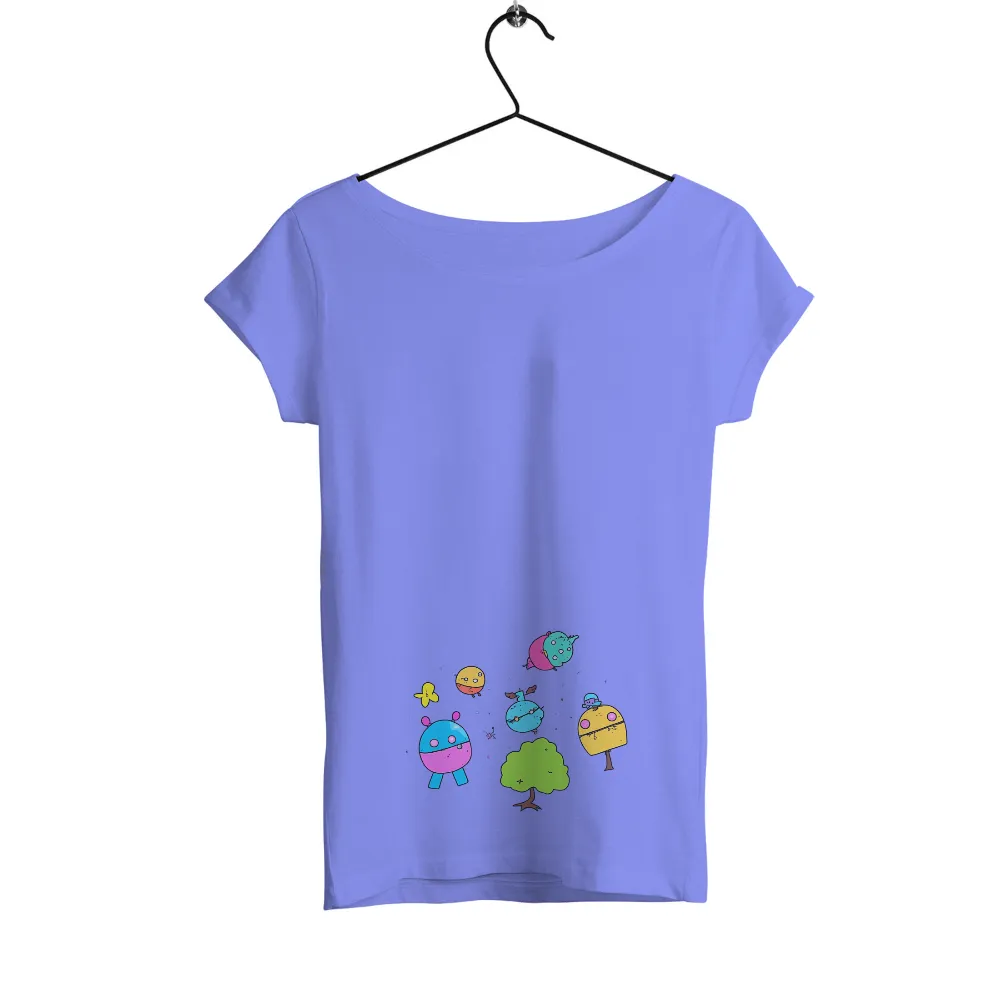 T-Shirts Design: Whimsical Creatures Under the Starry Sky|starry night van gogh shirt