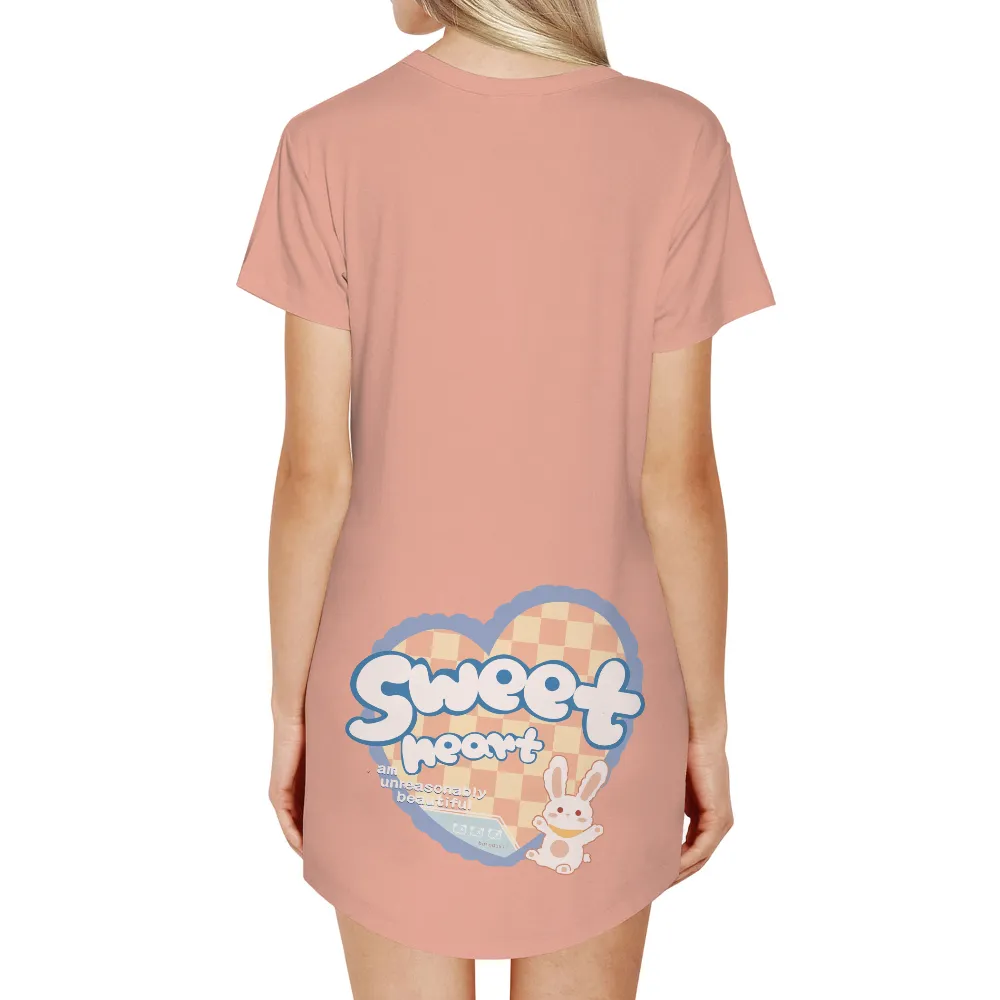 T-Shirts Pattern: Sweet Heart - Whimsical Bunny Design|detroit tigers summer bash t shirt