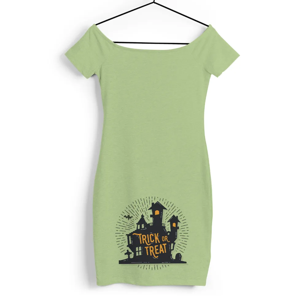 TShirt Design: Trick or Treat Haunted House|hot topic halloween horror nights shirt