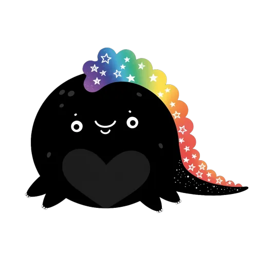 T-Shirts Design: Cosmic Dino - Whimsical Rainbow Heart