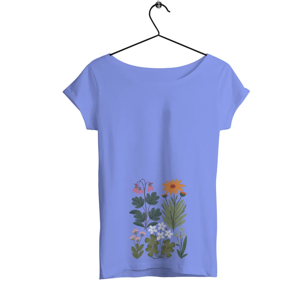 Tee Shirts Printed: Wildflowers Harmony - Nature's Artistic Expression|splatoon harmony shirt