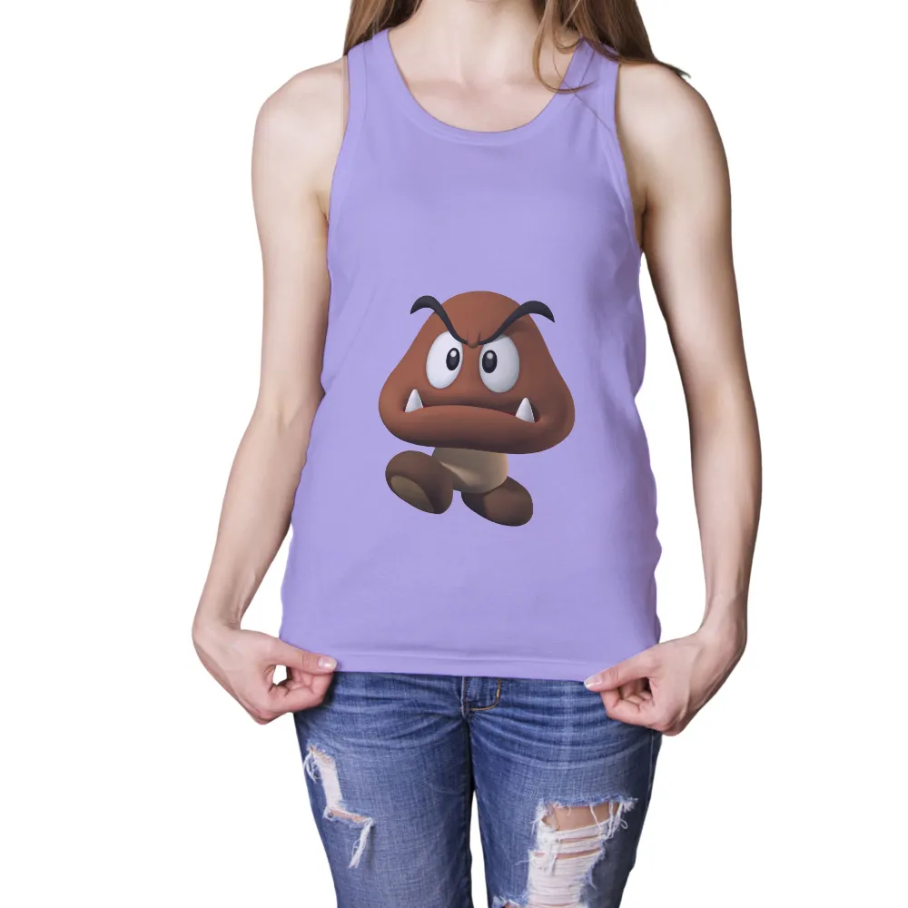 T-Shirts Pattern: Goomba - Gaming Courage and Determination|world series locker room shirt