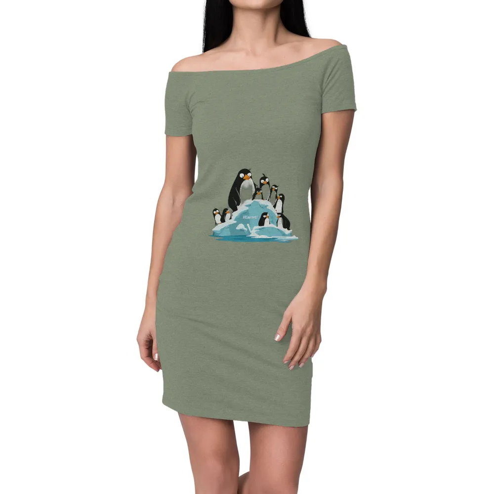 Graphic Tees: Hughaarms Penguins - Funny & Environmental Awareness|rangers penguins game 7