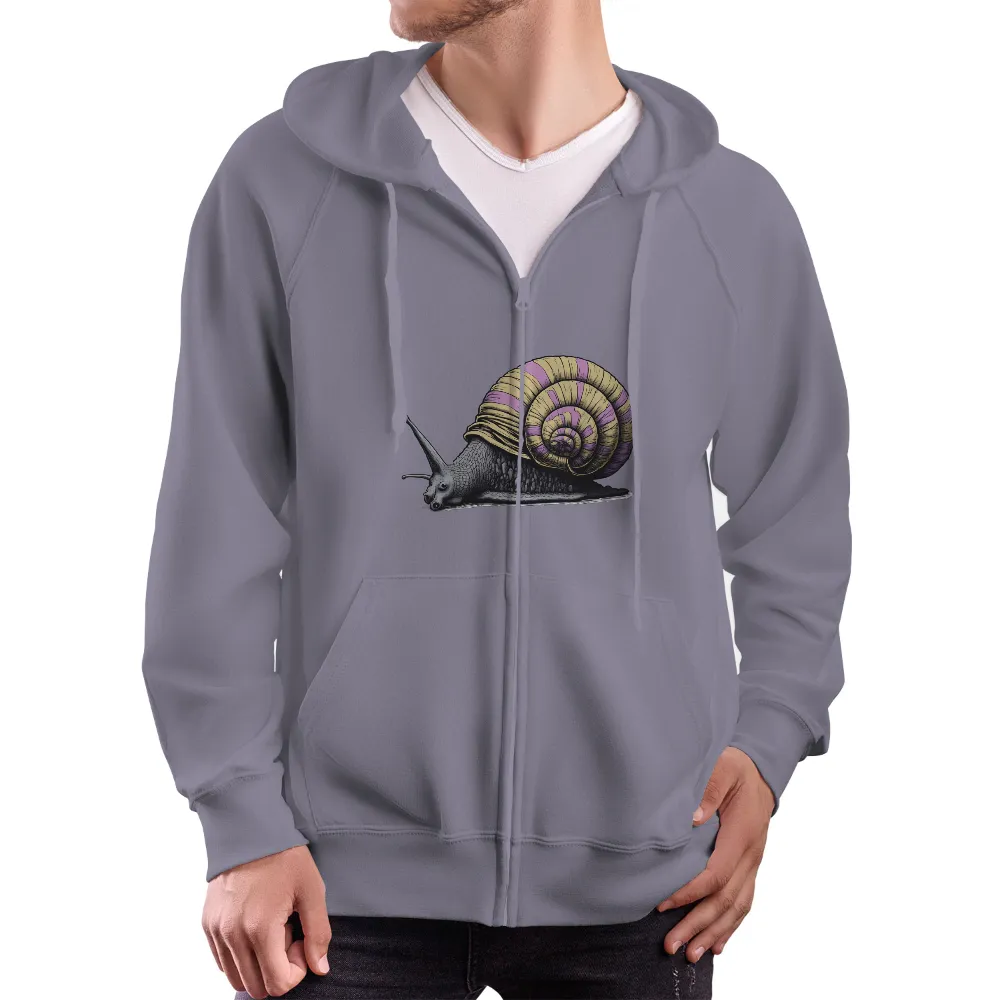 Whimsical Snail Design: Celebrate Nature's Artistry and Beauty|unique superhero shirts