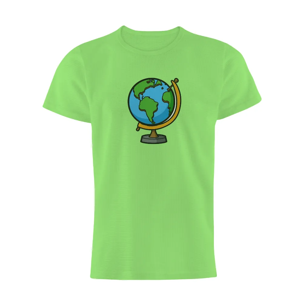 Custom Tee Shirts: Globe Design for Global Unity|old navy earth day t shirts