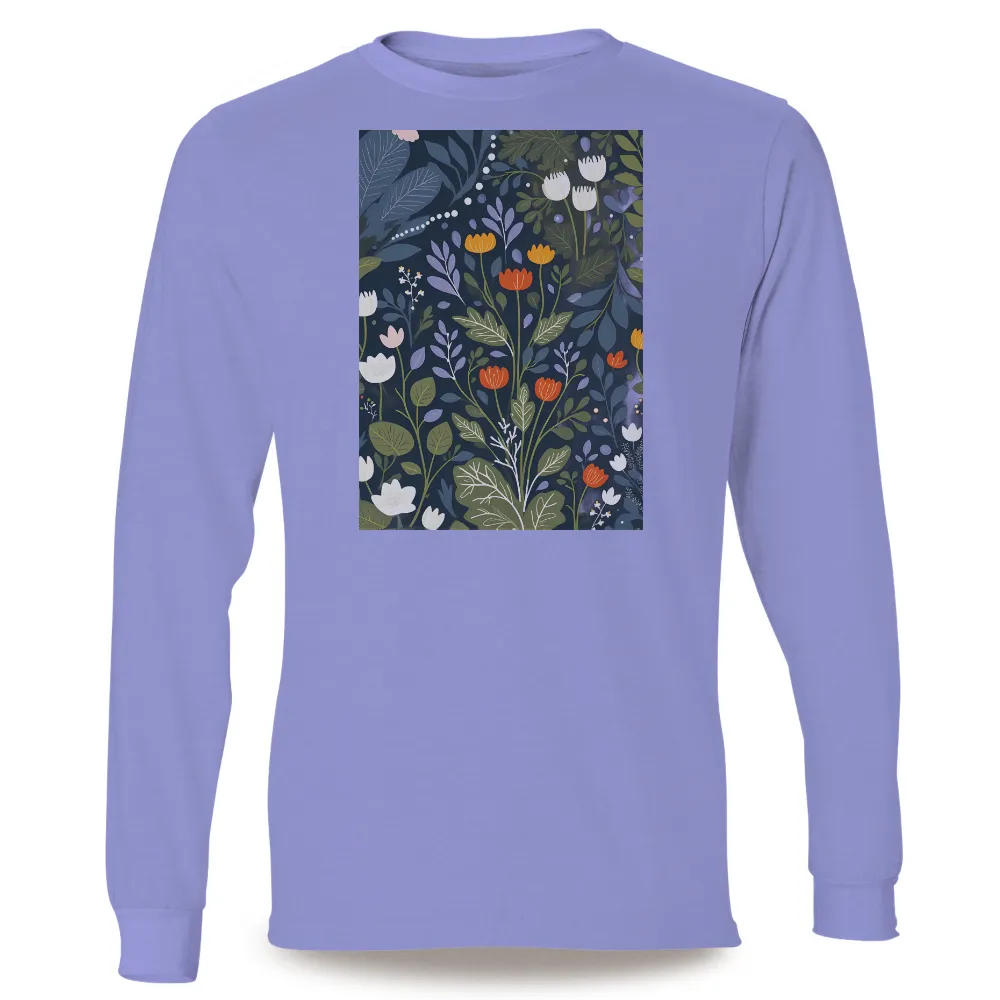 Customized Tee Shirts: Enchanting Floral Meadow Design|white sox change the game shirt