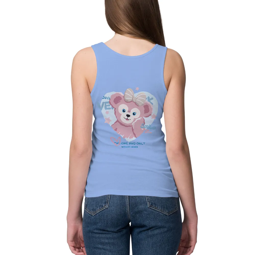 TShirt Printing: Bella the Bear - Spread Love and Happiness|i love hot rodeo moms shirt