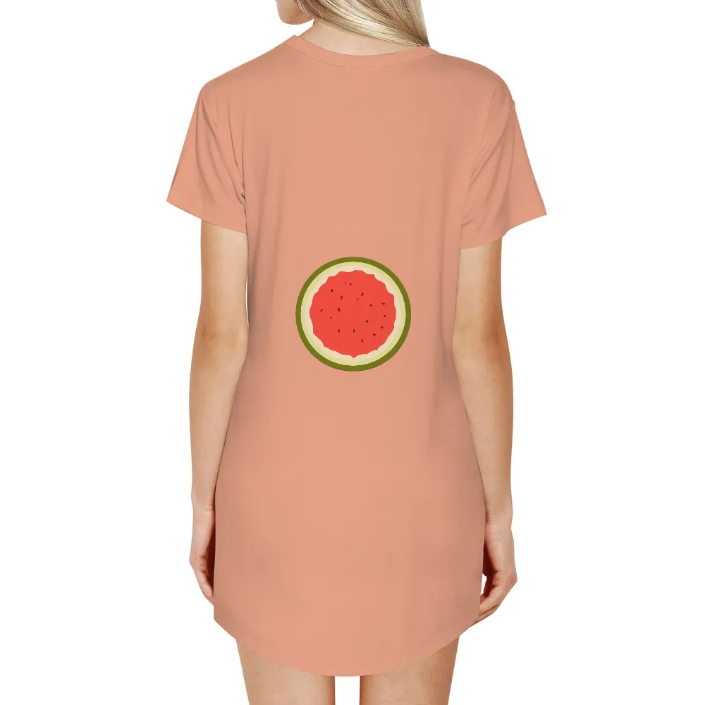 T-Shirt Printing: Vibrant Watermelon Slice for Summer Days|best short sleeve shirts for summer