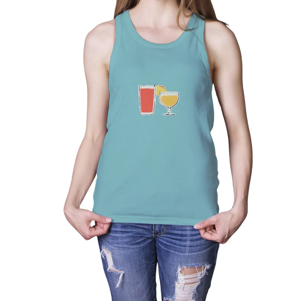 Custom Tee Shirts: Vibrant Drinks for Every Occasion|good summer t shirts