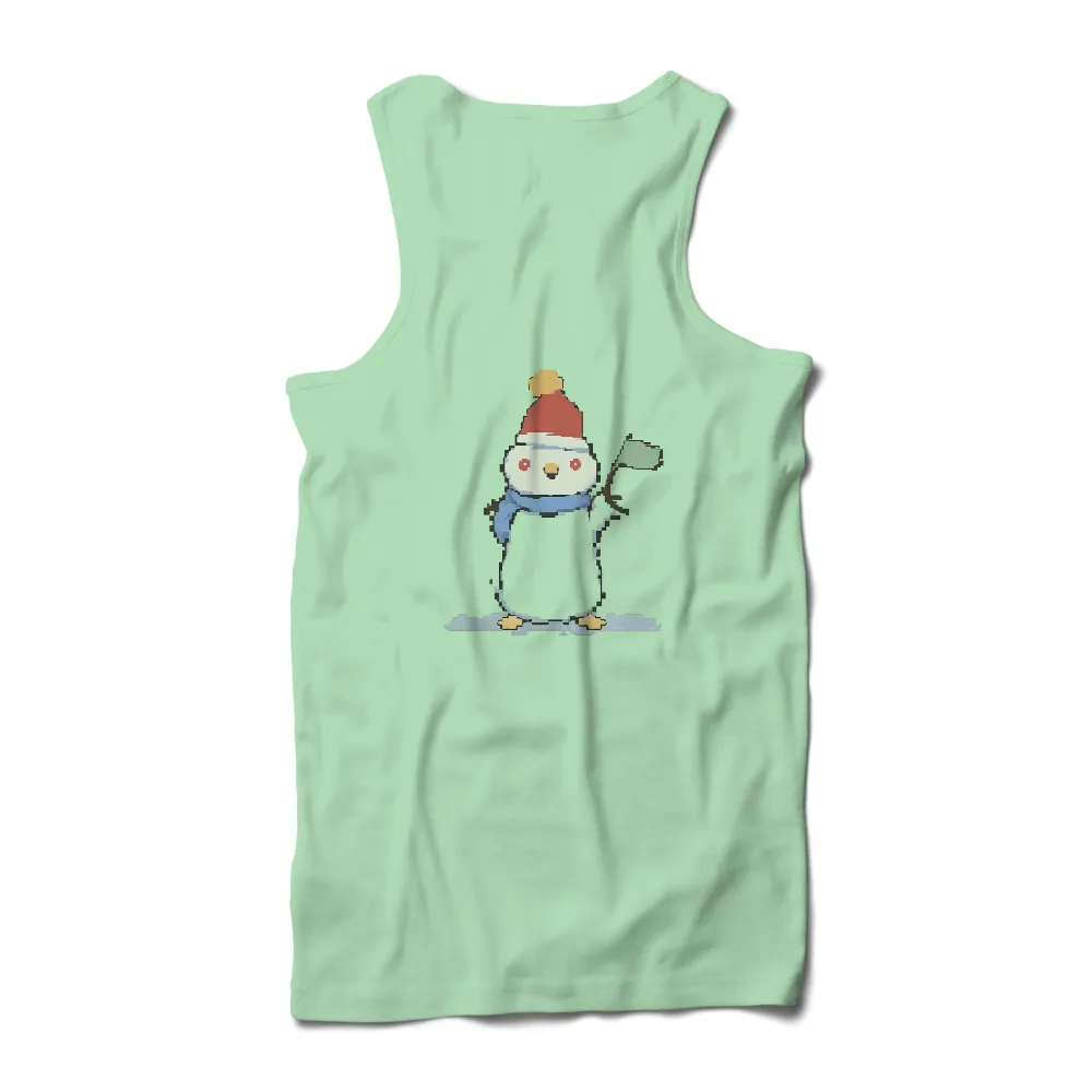 Custom Tee Shirts: Spread Winter Joy with Pippin the Penguin|winter is coming men's t shirt