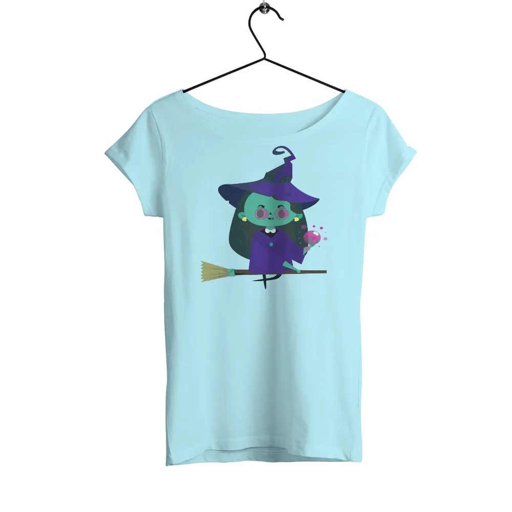 T-Shirts Custom: Enchanting Witch with Crystal Ball|unique valentines shirts