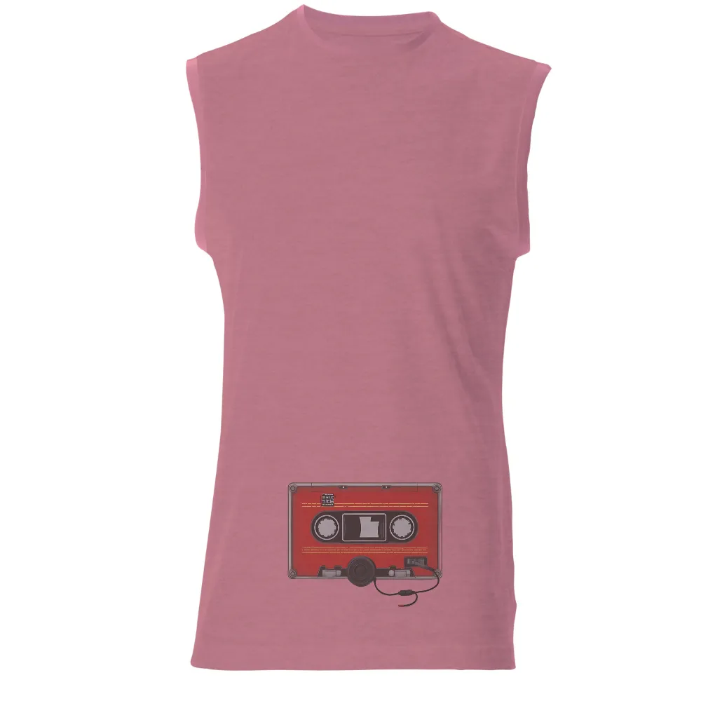 Custom Tee Shirts: Nostalgic Cassette Tape Design|midoriya vintage shirt