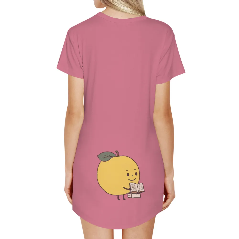 Graphic Tees: Lemmy the Lemon - A Whimsical Tribute to Reading|simplicity tee shirt pattern