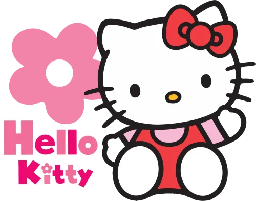 Custom Tee Shirts: Hello Kitty Minimalist Design